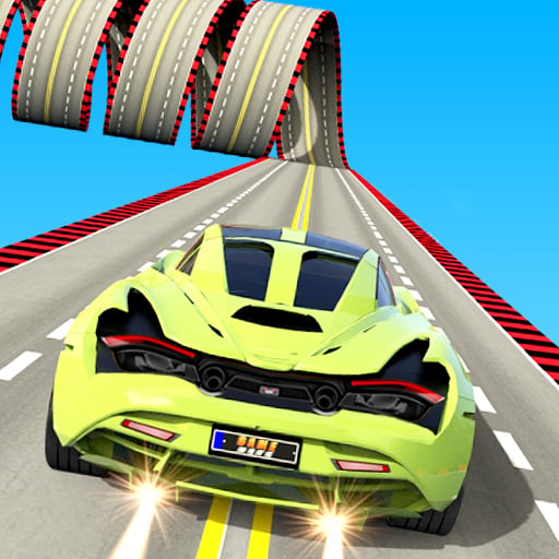 Mega Ramp Car Stunts Crazy Car