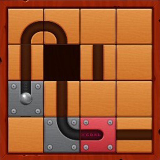 Unroll Ball Slide Puzzle