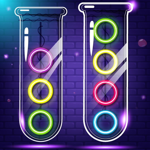 Neon Sort Puzzle – Color Sort Game