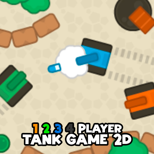 1 2 3 4 Player Tank Game 2D