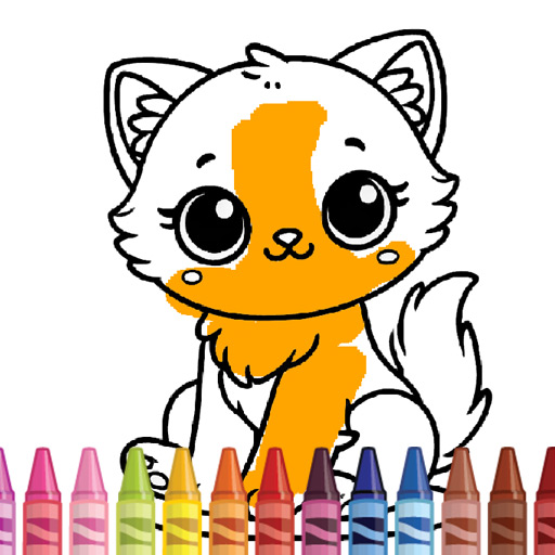Cute Animals Coloring Adorable Fun for Kids
