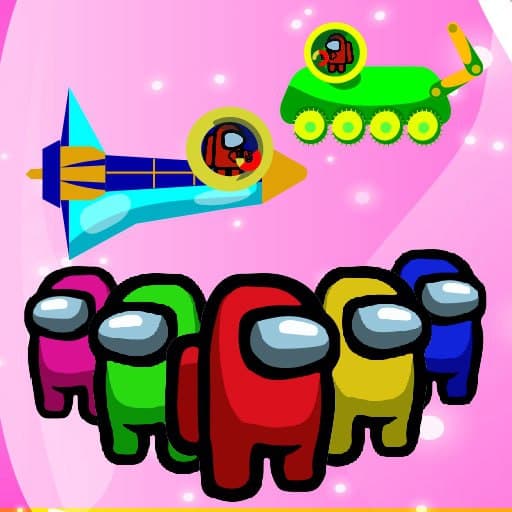 Among Us Space Colorfull – Pin Pull Game