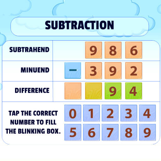 Subtraction Practice