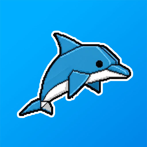 an origami dolphin