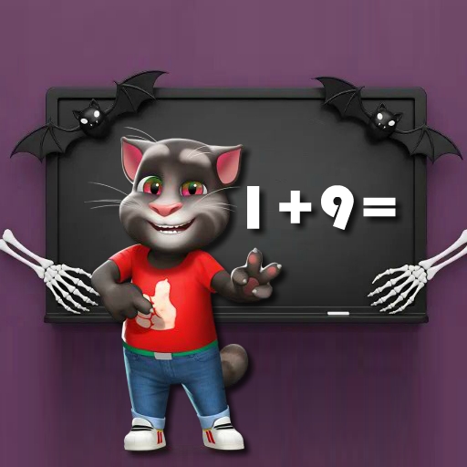 Halloween Tom Math Challenge