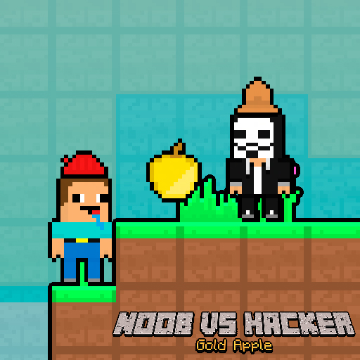 Noob vs Hacker Gold Apple