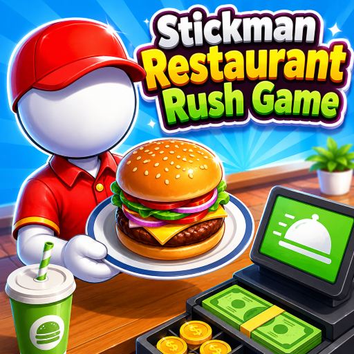 Stickman Restaurant Rush Game
