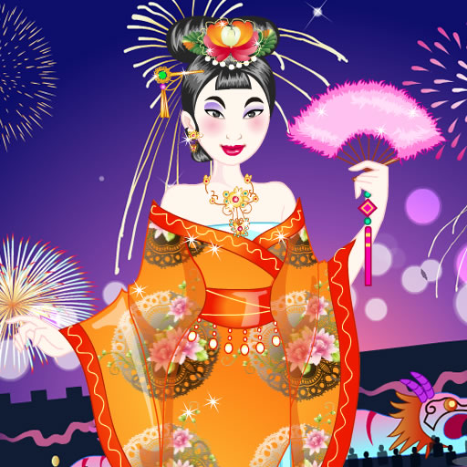 Chinese Princess Wedding Dress up