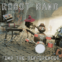Robot Band – Find the differences